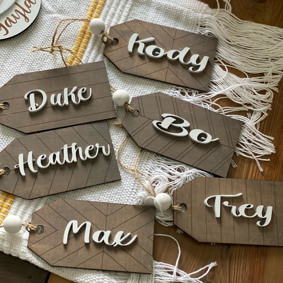 Personalized Stocking, Tree and Gift Tags . - Picture 6 of 6